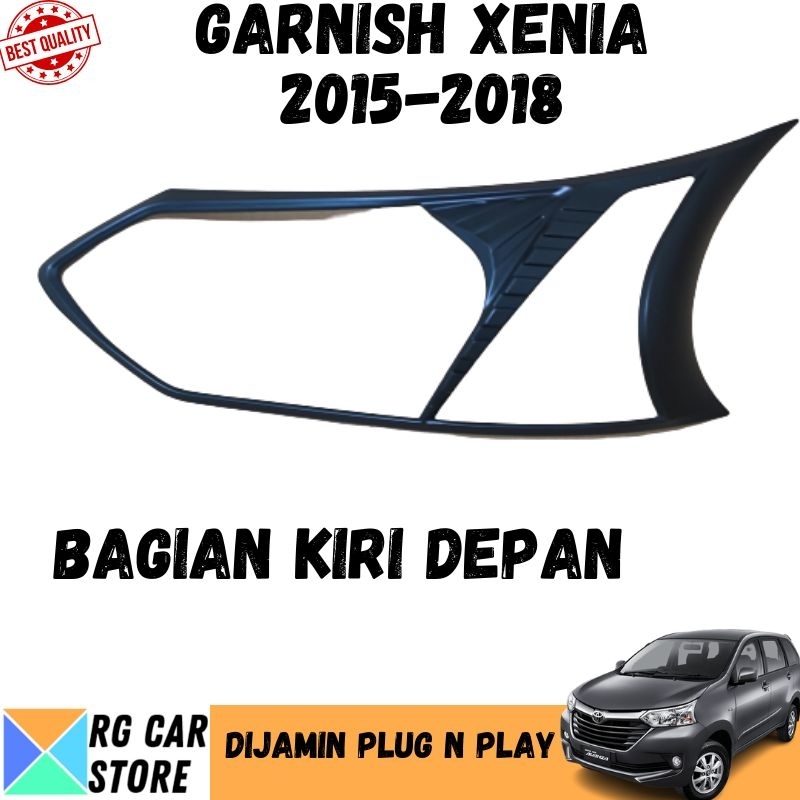 GARNISH GRAND XENIA 2015-2018 WARNA HITAM DOFF DIJAMIN PNP TINGGAL PASANG BERKUALITAS