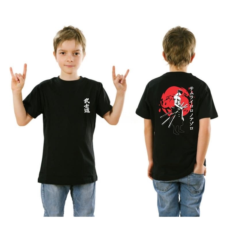 kaos anak laki laki samurai jepang terlaris kaos tanggung