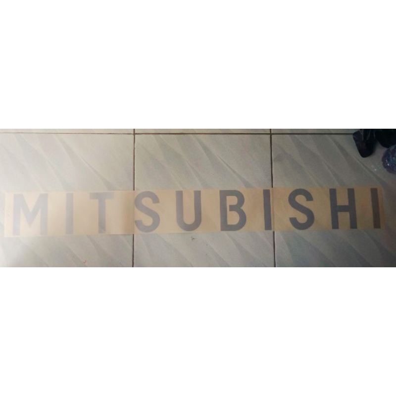 Sticker stiker pintu bak belakang Mitsubishi L300 Pickup Bak / Stiker pintu belakang L300 Mitsubishi