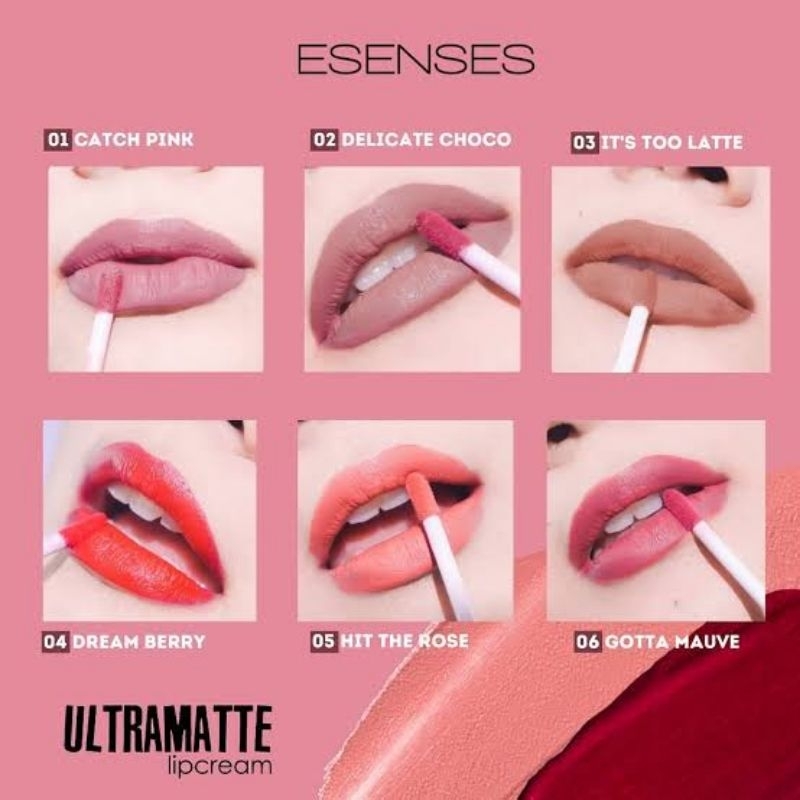 lip cream esenses ultramatte vitamin E
