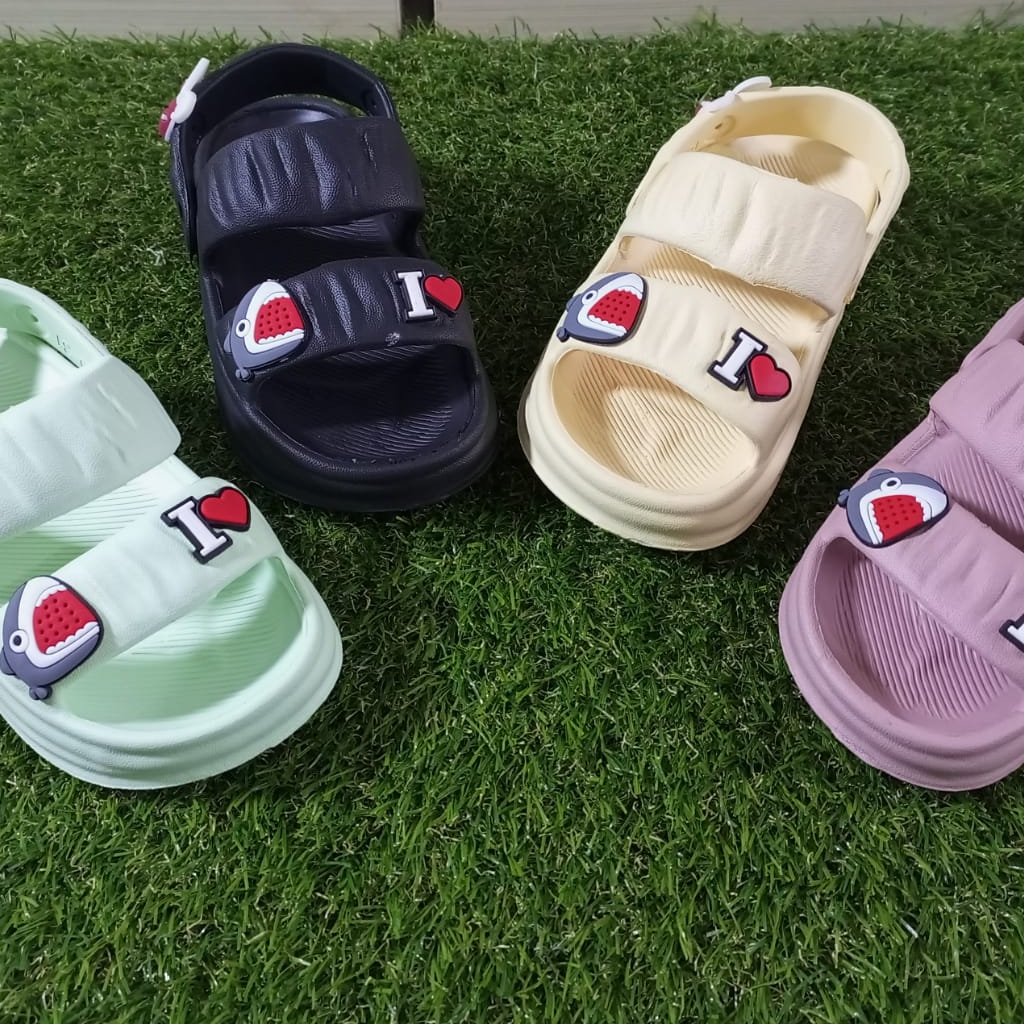 Sandal Selop Anak Ban 2 Kerut Pita Cantik