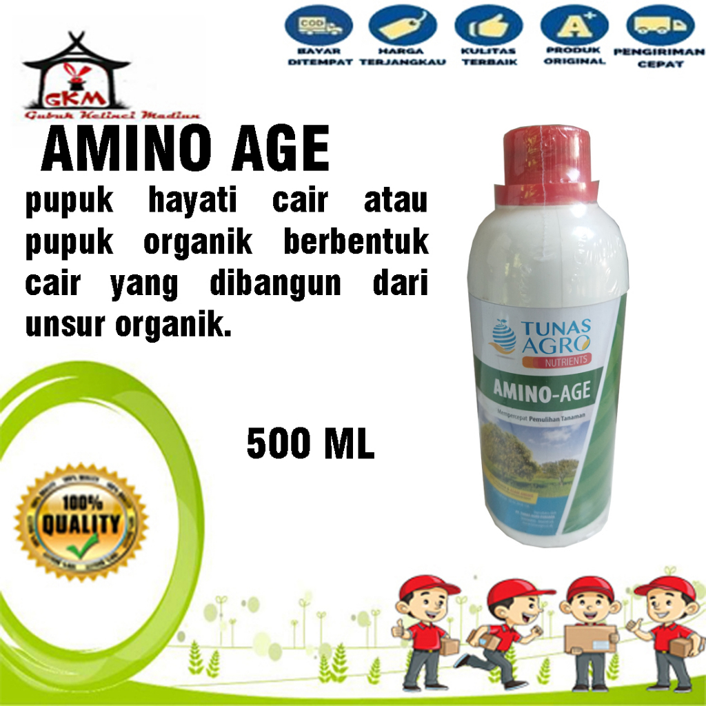 Pupuk Amino Age 500 ml Pupuk Asam Amino Lengkap