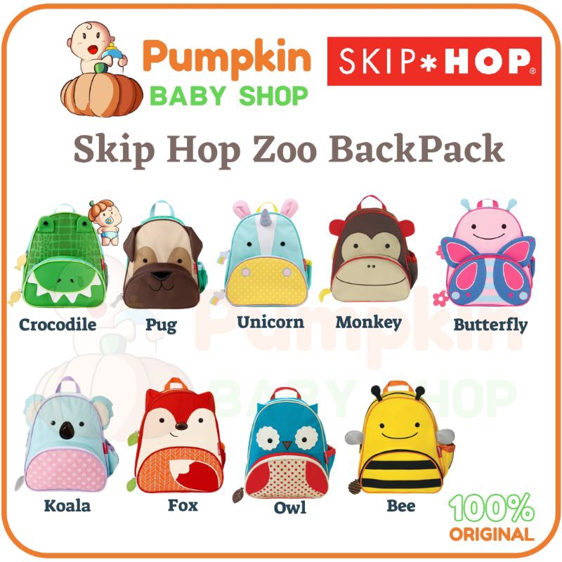 SKIP HOP ZOO backpack / Skiphop Tas anak