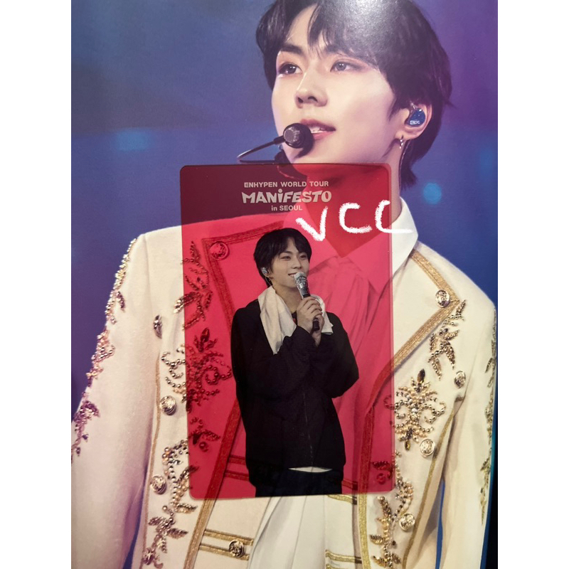 ENHYPEN Manifesto In SEOUL Weverse POB Transluscent photocard