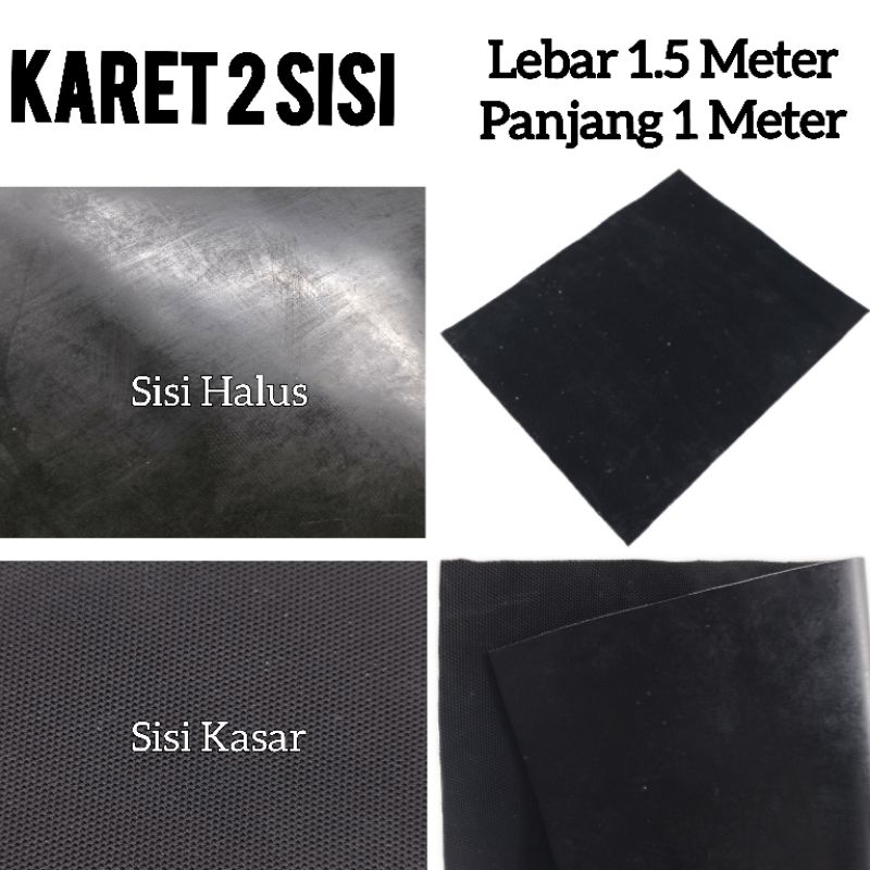 KARET VAKUM RUBBER BLANKET MEJA AFDRUK 2 SISI L 150CM