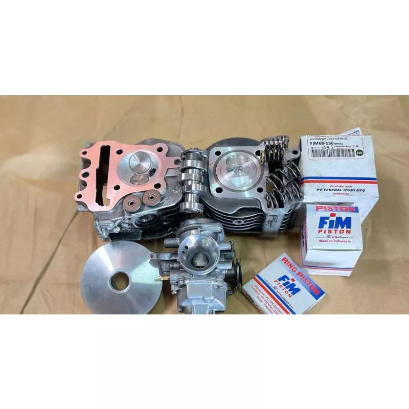 PAKET MESIN BEAT KARBU 130CC MP7 ROADRACE