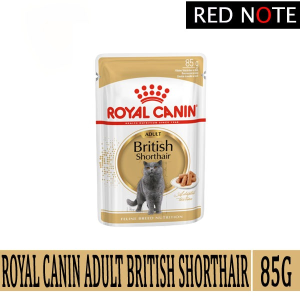 ROYAL CANIN ADULT BRITISH SHORTHAIR POUCH 85GR