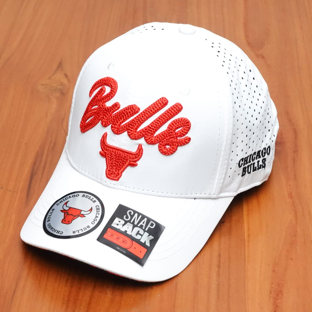 Topi Bulls Baseball Pria Topi NBA Import Mirror ORI