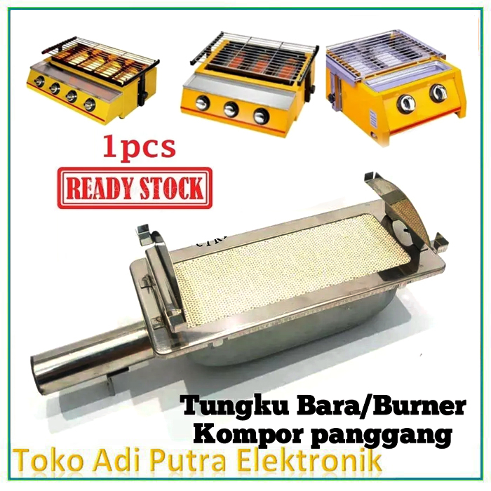 Sumbu Kompor Pemanggang / Tungku Bara Api Kompor Pemanggang / Burner Api Kompor Panggangan Sosis