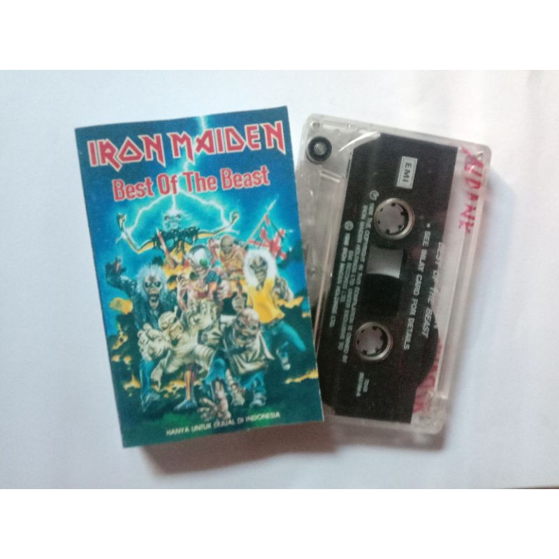 kaset iron maiden best of the beast