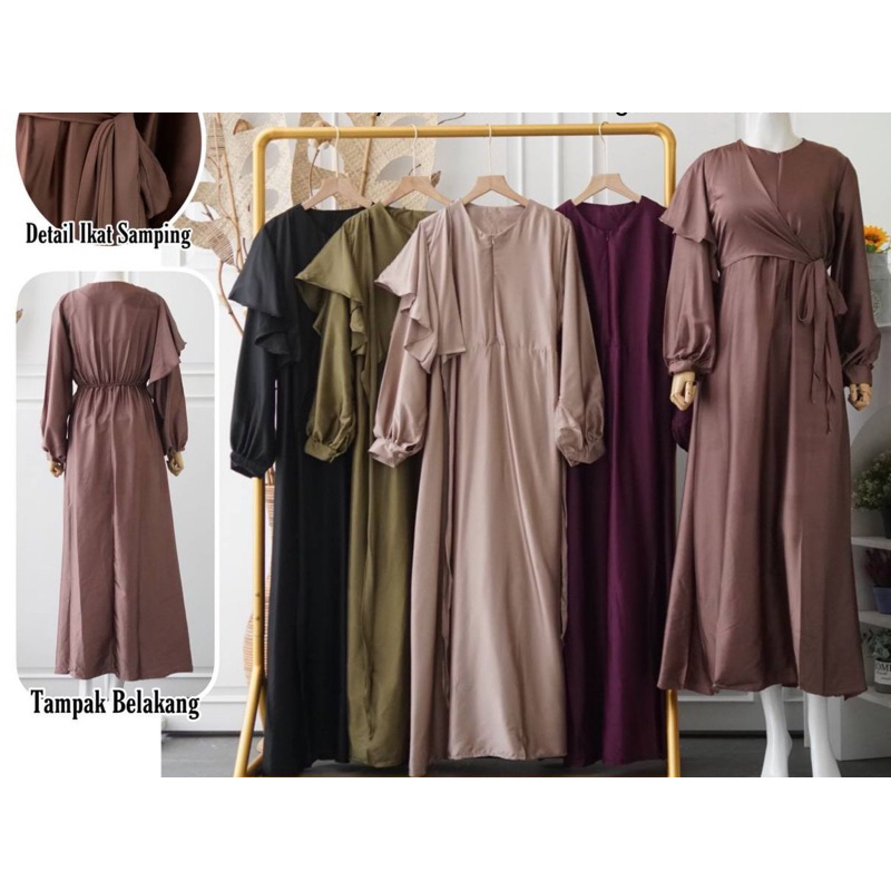 Salma dress / dress busui friendly armani silk