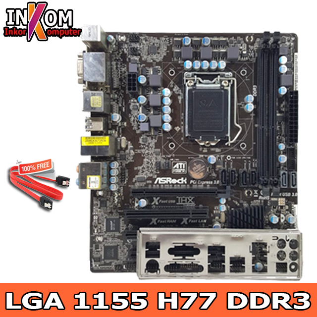 Motherboard Mainboard Mobo H77 Intel Socket 1155 DDR3