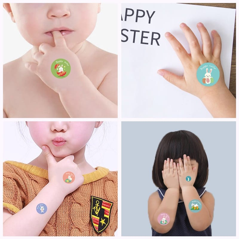 SBU5-Label Sticker Kartun Lucu Sticker Hadiah Bulat Inspirasional Anak