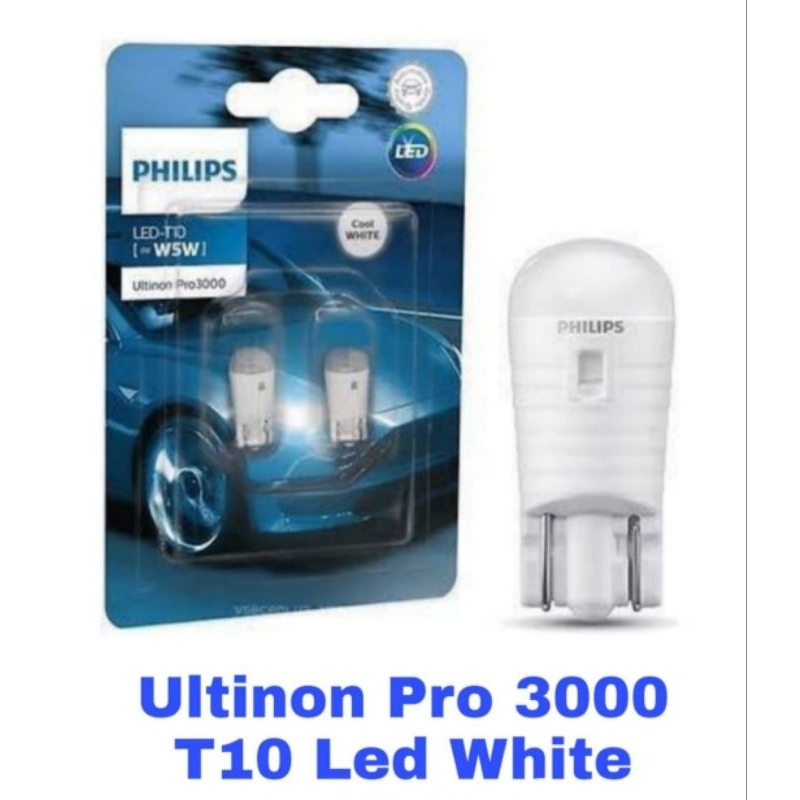 LAMPU PHILIPS T10 LED ULTINON PRO 3000