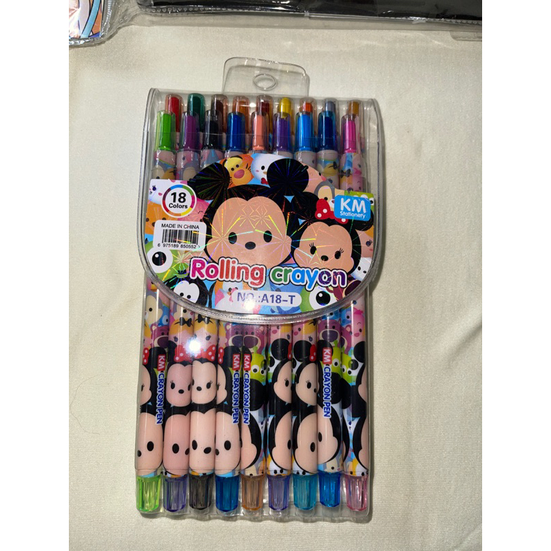 

rolling crayon sidney tsum tsum isi 18colors