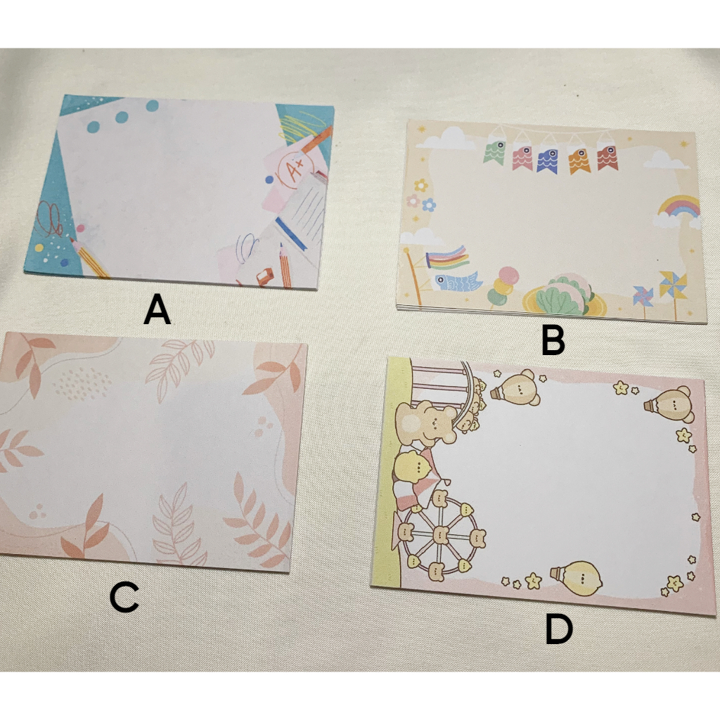 

[ALPHACA] MEMO PAD AESTHETIC LUCU 10CM X 7CM