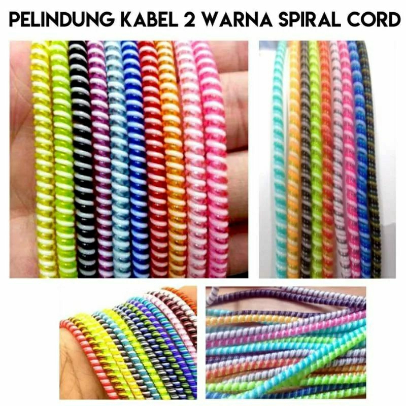 Pelindung kabel Charger Spiral Protector Pelindung kabel