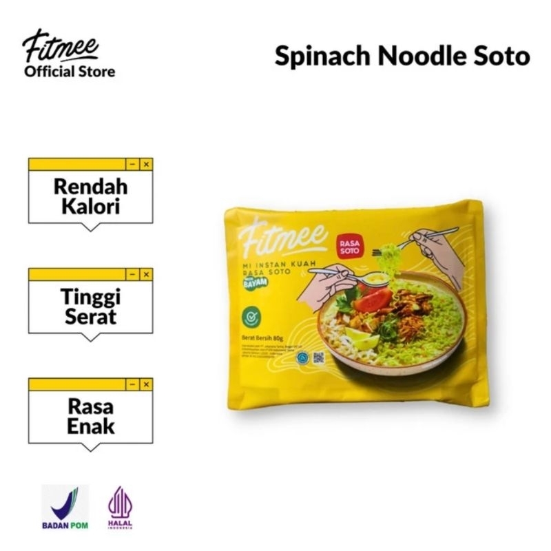 

FITMEE SPINACH NOODLE SOTO 80 GR