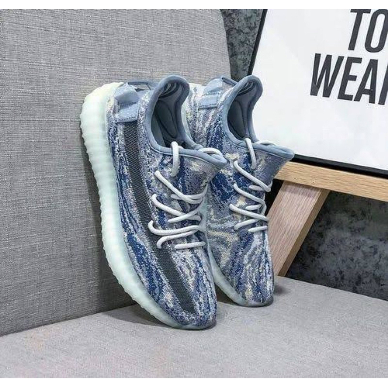 adds - yeezy 350 mx blue Original 100%