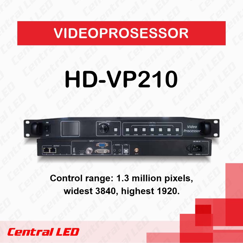 VIDEOPROCESSOR CONTROLLER VP HUIDU HD-VP210 VIDEOTRON SENDING CARD