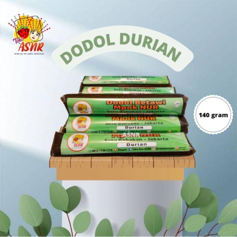 

Dodol Durian Betawi Mpok Nur