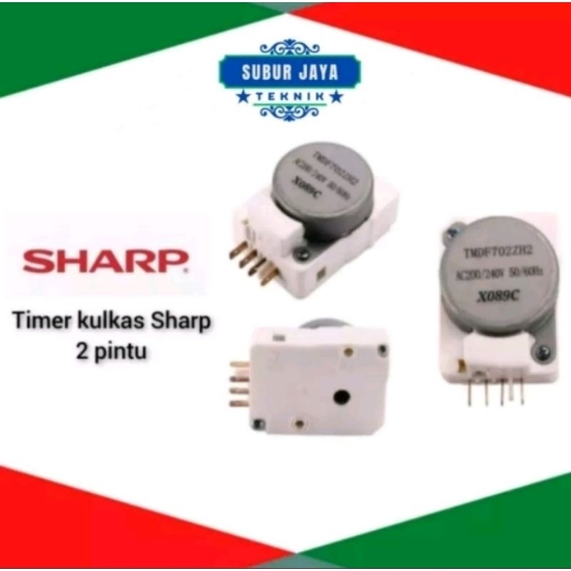 Timer 1-4 Kulkas Sharp dua pintu kulkas 2 pintu