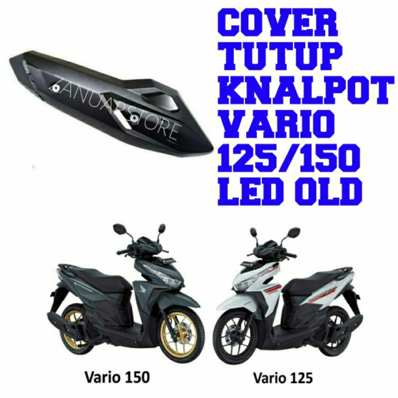 TUTUP KNALPOT/TAMENG KNALPOT HONDA VARIO 125/150 LED OLD