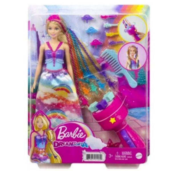 

Promo Boneka Barbie Dreamtopia Twist 'n Style Princess Hairstyling Doll Limited