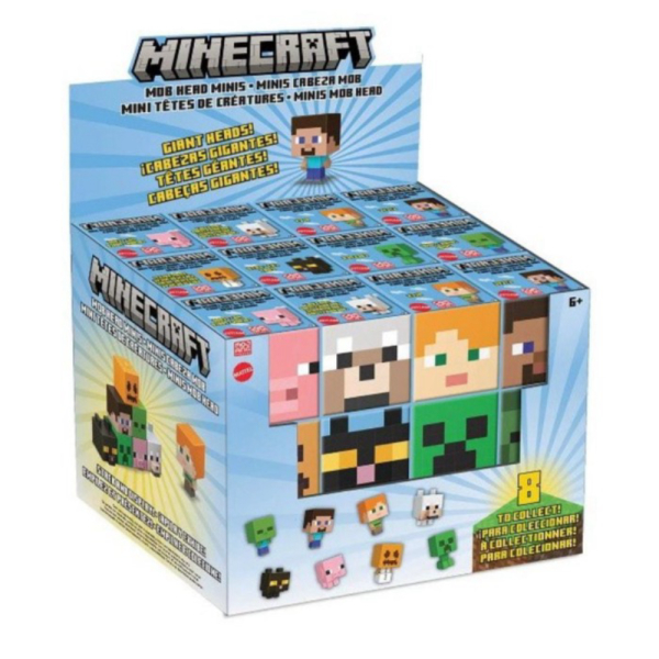

Dijual Minecraft Mob Head Minis Figure Kepala Besar Satuan Alex Steve Creeper Berkualitas