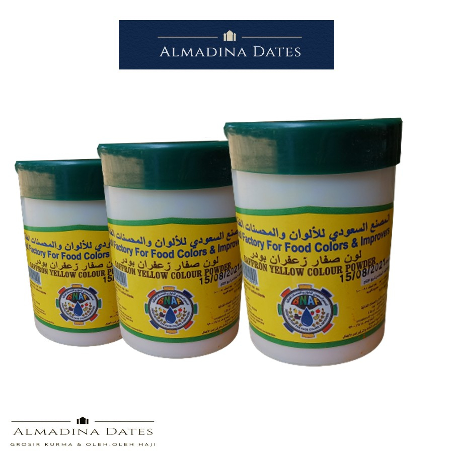 BUBUK SAFRON KUNING /SAFRON YELLOW COLOUR POWDER 100gr