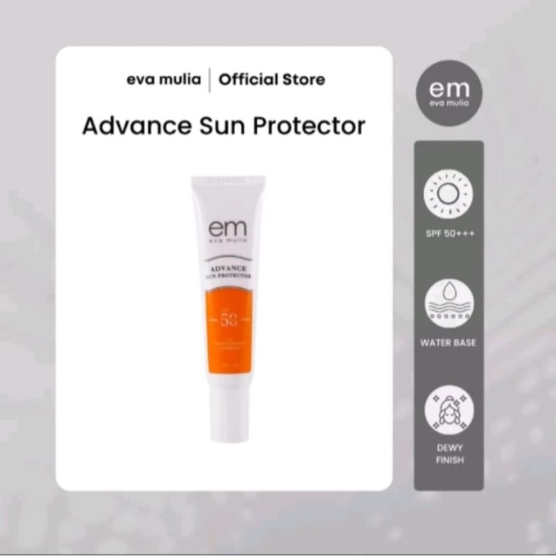 Eva Mulia Advance Sun Protector SPF 50 PA++ - Sunscreen Wajah SPF 50