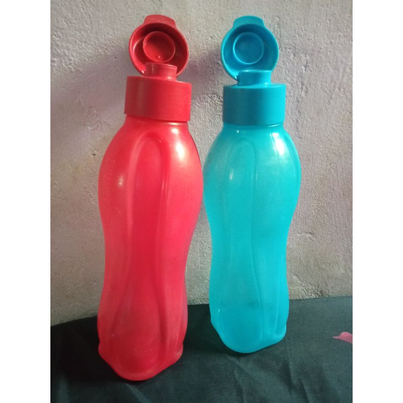 Botol minum 1 liter eco tupperware second original mulus