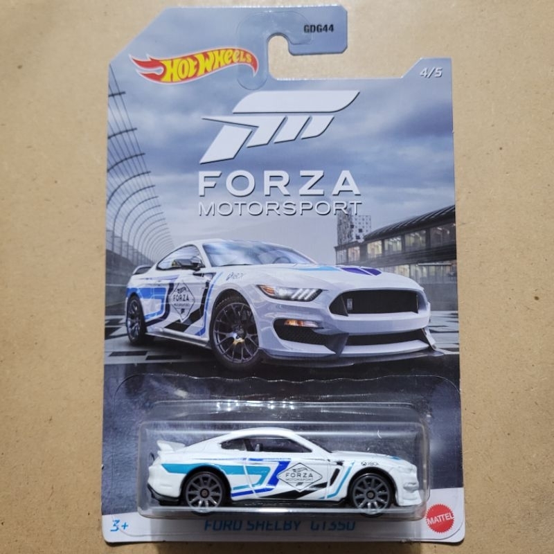 HOT WHEELS FORD SHELBY GT350 / FORZA MOTORSPORT [ WHITE ]
