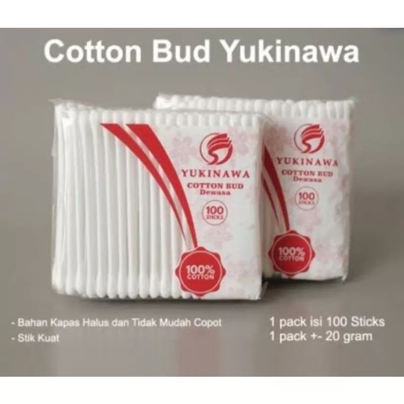 COTTON BUD BABY MURAH / COTTON BUD DEWASA / COTTON BUD YUKINAWA BABY DAN DEWASA