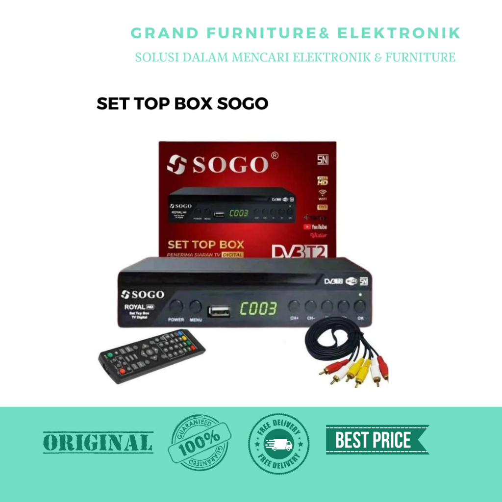 SET TOP BOX SOGO -FREE SETTING SIAP PAKAI