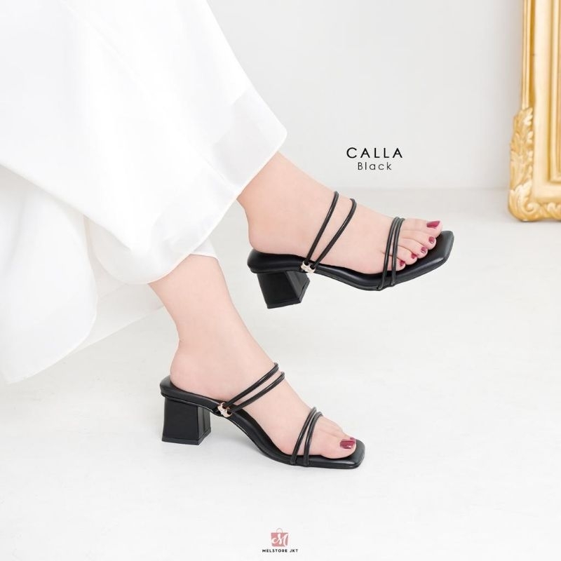 Damelia Melstore jkt official shop Sandal heels wanita calla DAMELIA MELSTORE JKT OFFICIAL SHOP