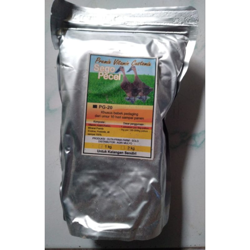 premix sego pecel khusus BEBEK