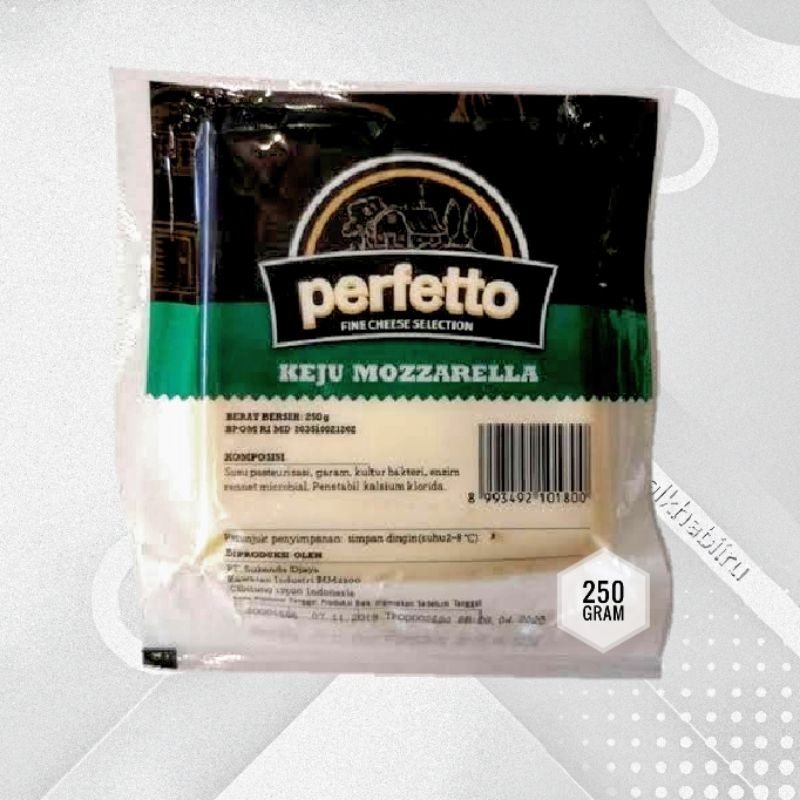 

Keju Mozarella Perfetto 250 Gram
