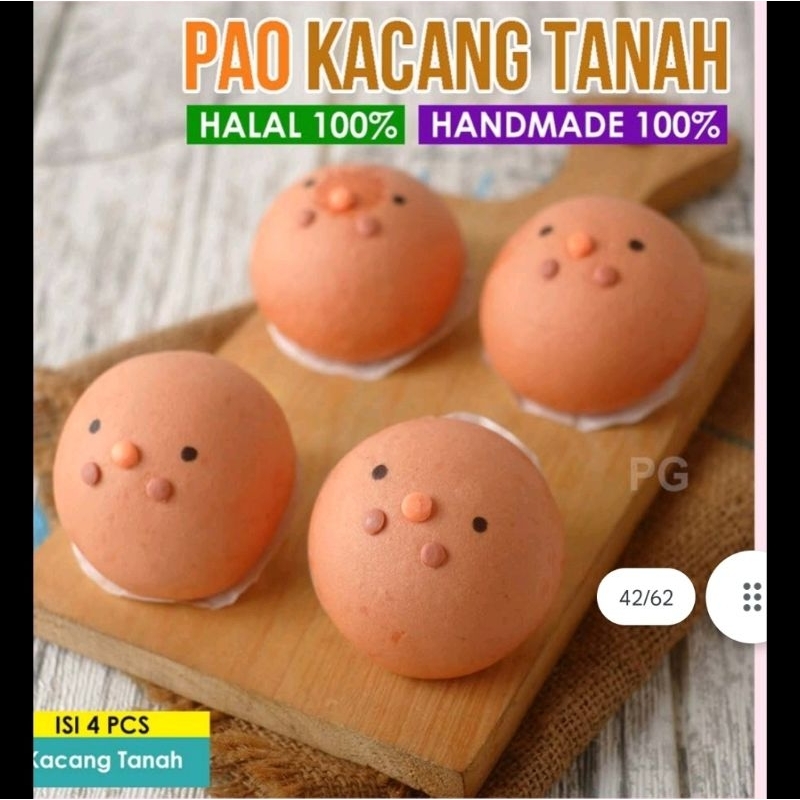 

Pao kacang tanah karakter isi 4