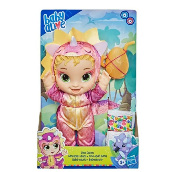 

Unik Mainan Boneka Baby Alive Dino Cuties Triceratops and Stegosaurus - Merah Muda Murah