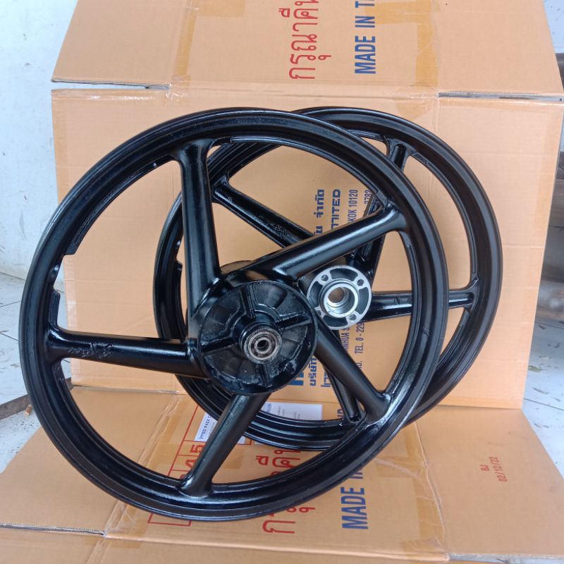 Velg Pelk Pelek Racing Depan Belakang Motor Suzuki Smash / Shogun 110 Original