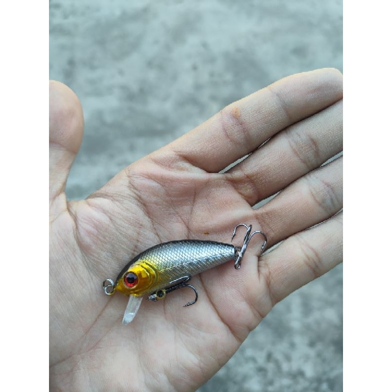 umpan casting mino 4gr ikan tiruan umpan hampala