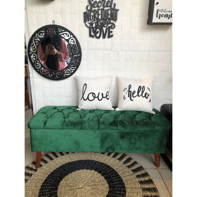 BENCH STOOL PANJANG KANCING