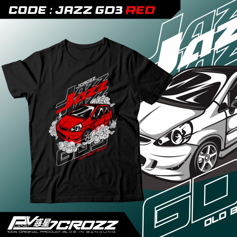 KAOS HONDA JAZZ GD3 COMBAT 30S T-SHIRT HONDA JAZZ