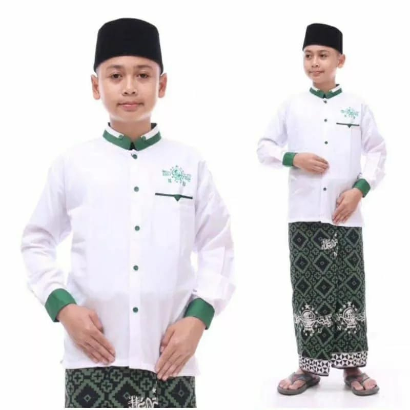 KEMEJA KOKO SERAGAM MUSLIM ANAK REMAJA TPQ MADIN NU