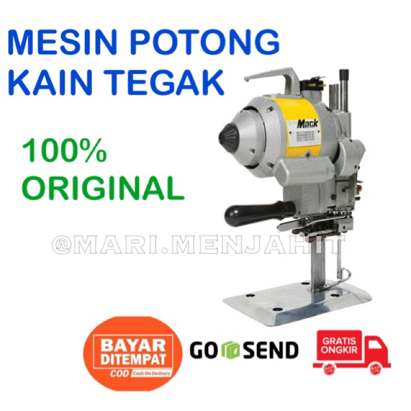 Mesin Potong KM Bahan Kain Tegak 5” 6” 8” 10”