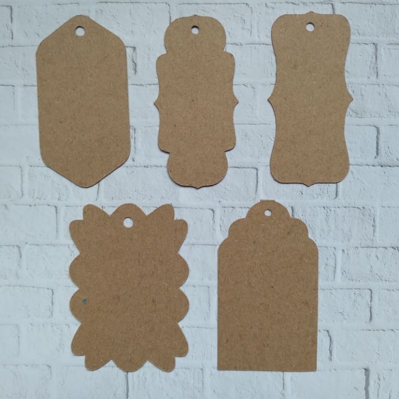 

10pcs Hangtag kosong Part 1 gift tag, hampers, scrapbook kertas craft liner, dekorasi mahar, dekorasi scrapbook