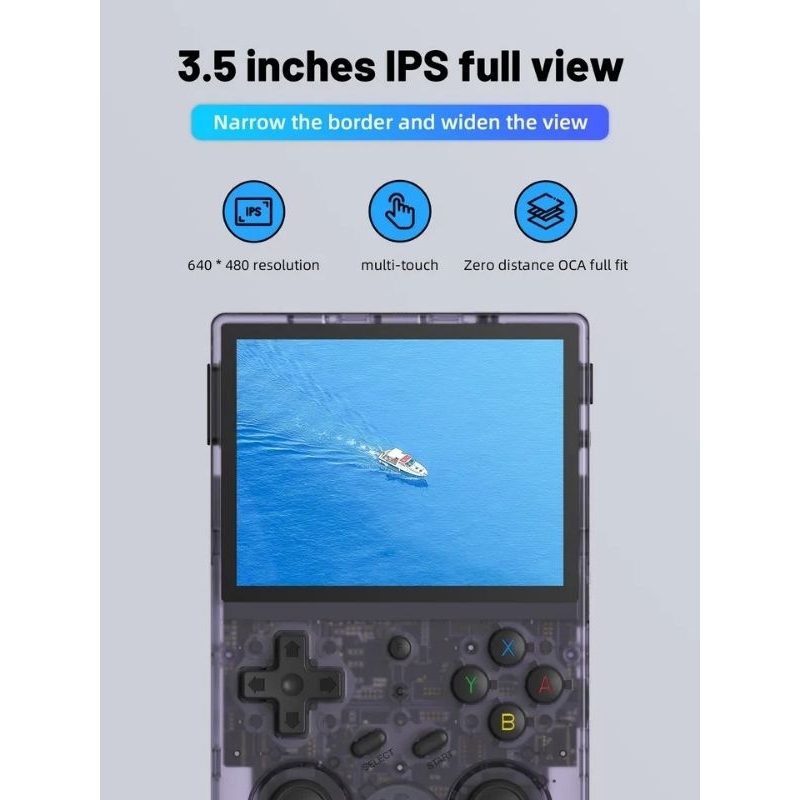 2023 ANBERNIC RG353V 3.5 INCH 640*480 Handheld Game Player Handle Android 11 Linux OS HD Built-in 20 Simulator Retro 74000 Game