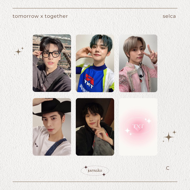 [TXT] PHOTOCARD SELCA 3 TOMORROW X TOGETHER