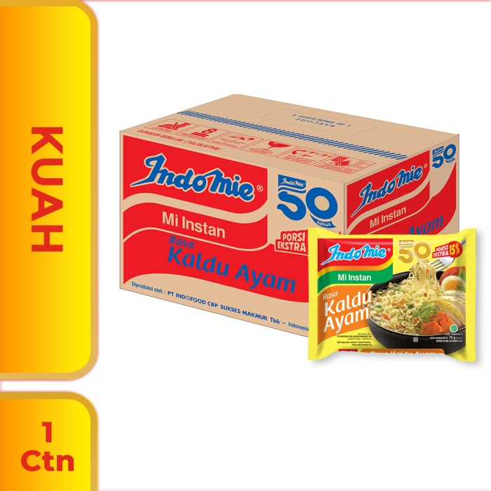 

Indomie kaldu ayam 1 karton (40pcs)